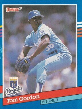 Tom Gordon - Donruss 91 MLB Baseball Card